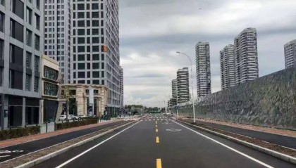 双向2车道！哈尔滨市群力外滩1898配套道路—规划一路工程正式完工通车