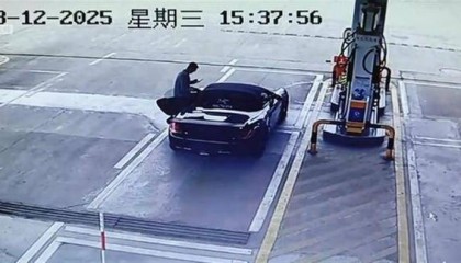 全网关注！加油后逃单的保时捷男司机落网了