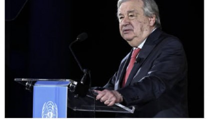 外媒：古特雷斯致信内塔尼亚胡，抗议以色列议会通过法案禁止联合国救援机构开展活动