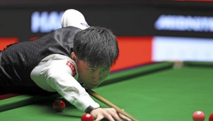 斯诺克世锦赛决赛第二阶段结束：赵心童11-6领先威廉姆斯