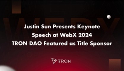 孙宇晨在WebX 2024创新分享：波场TRON如何塑造区块链生态？