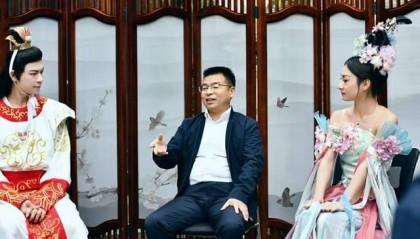 河南洛阳老城区赵书政：“天女散花”是中华优秀传统文化复兴的时代表达