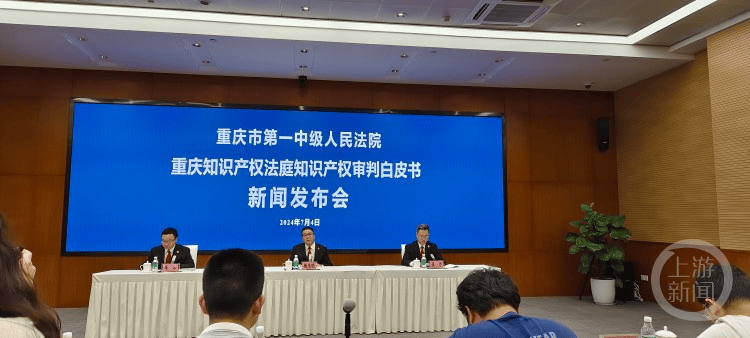 重庆知识产权法庭三年来受理各类知识产权案件14135件