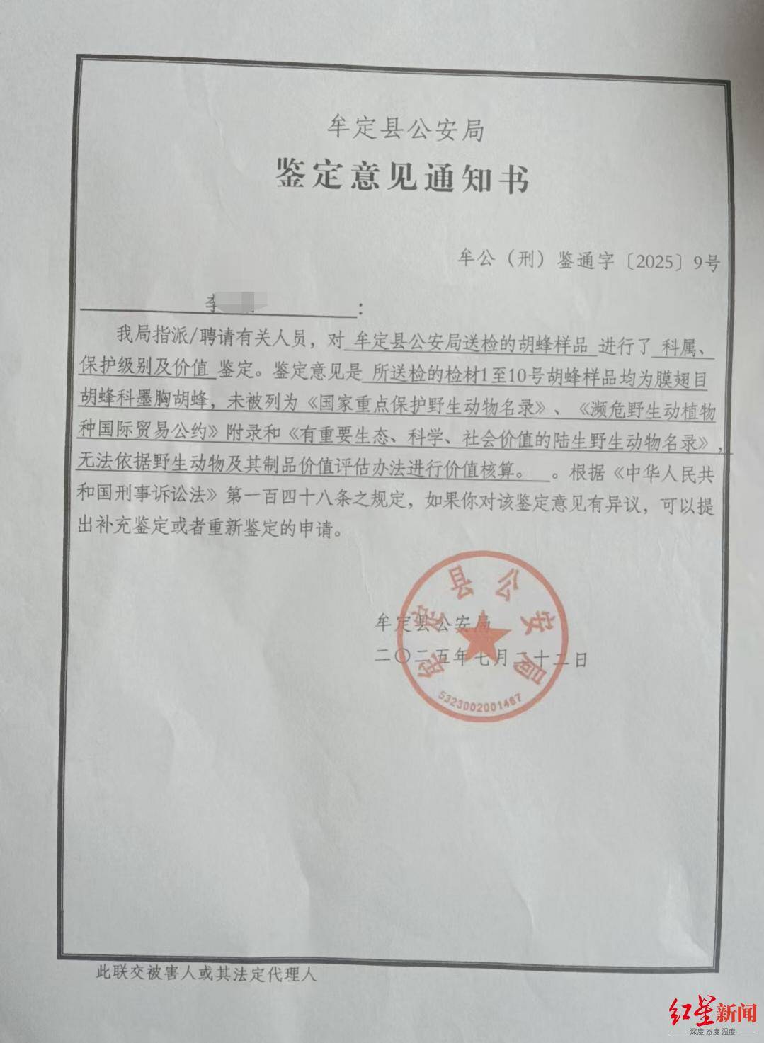 两儿童遭蜂群蜇伤身亡,养蜂人涉过失致人死亡被立案!胡蜂养殖监管存模糊地带