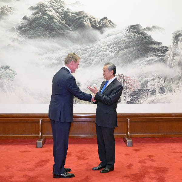 王毅会见美国国会众议员代表团