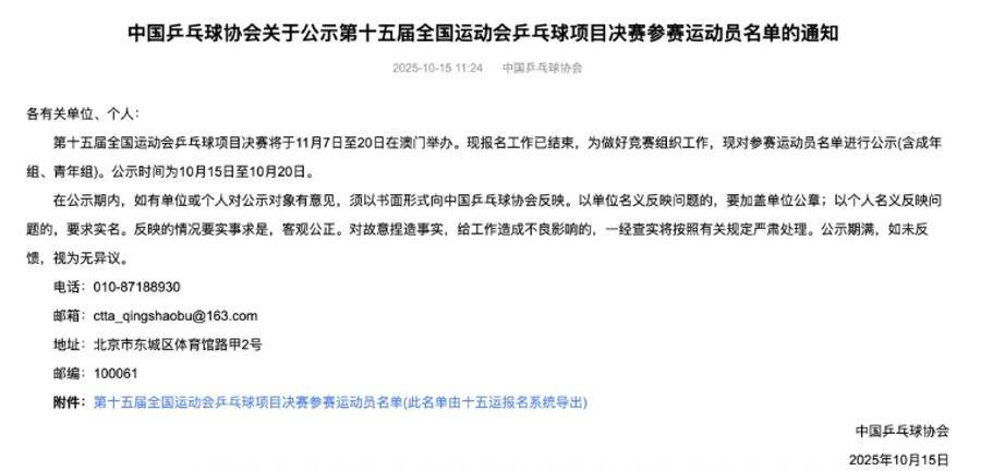 突发!王楚钦、林诗栋、梁靖崑、孙颖莎、王曼昱退赛